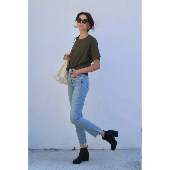 AGOLDE NWT Merrell Mid-Rise Straight Leg Denim Jeans in Astray // 32 - Picture 13 of 15